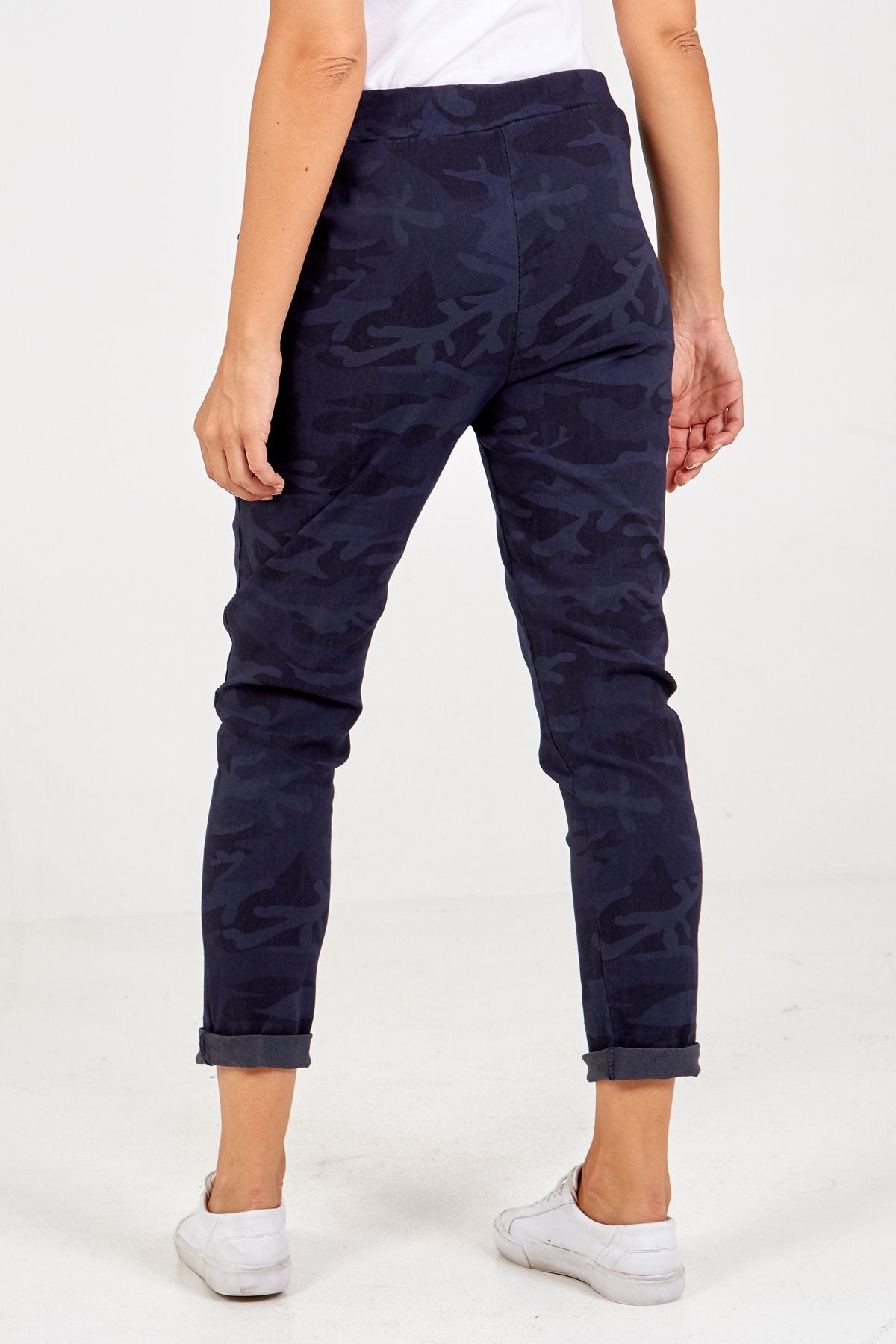 Gill Magic Camouflage Trousers - Navy - Liven Boutique