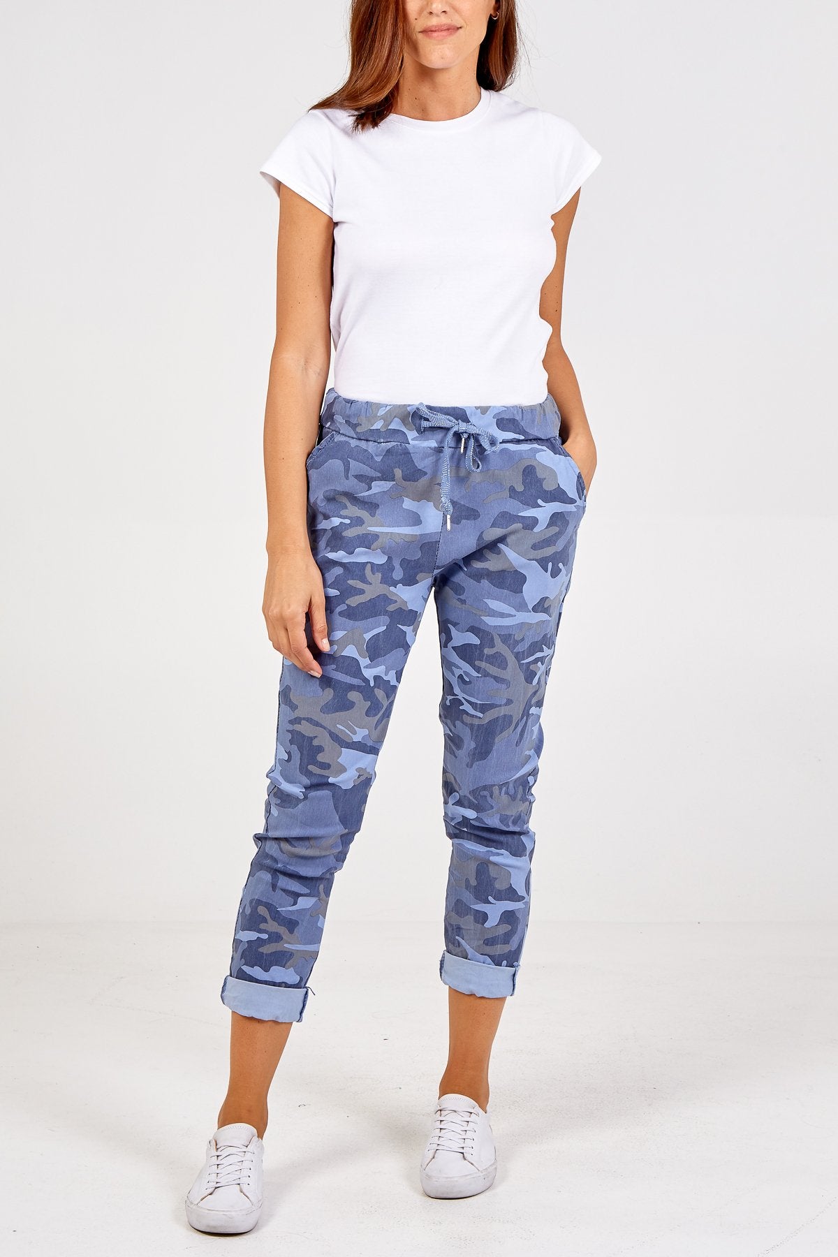 Gill Magic Camouflage Trousers - Denim Blue