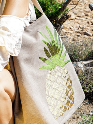 Powder Pineapple Boho Bag - Liven Boutique
